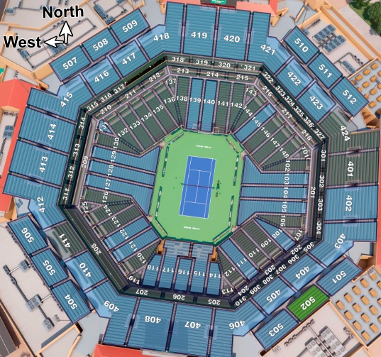 2024 BNP Paribas Open Seating Guide Indian Wells Tennis Garden